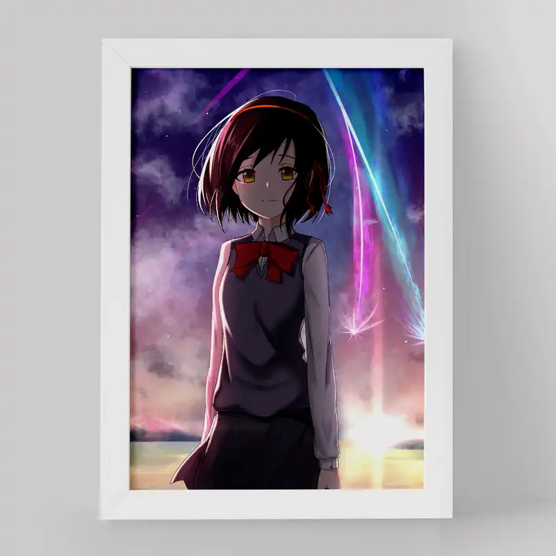 تابلو خندالو مدل میتسویا میامیزو انیمه یورنیم نام تو کد 16280