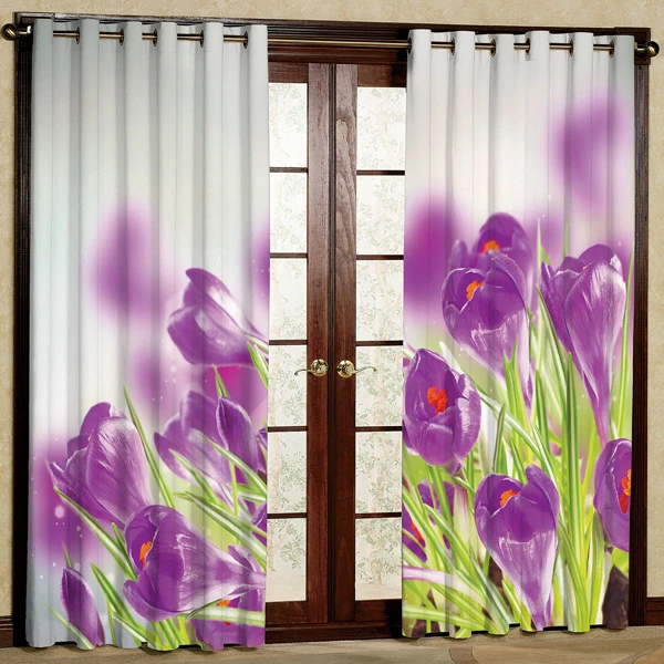 پرده پانچی مدل مخمل کد 6020 سایز 280x140 سانتی متر