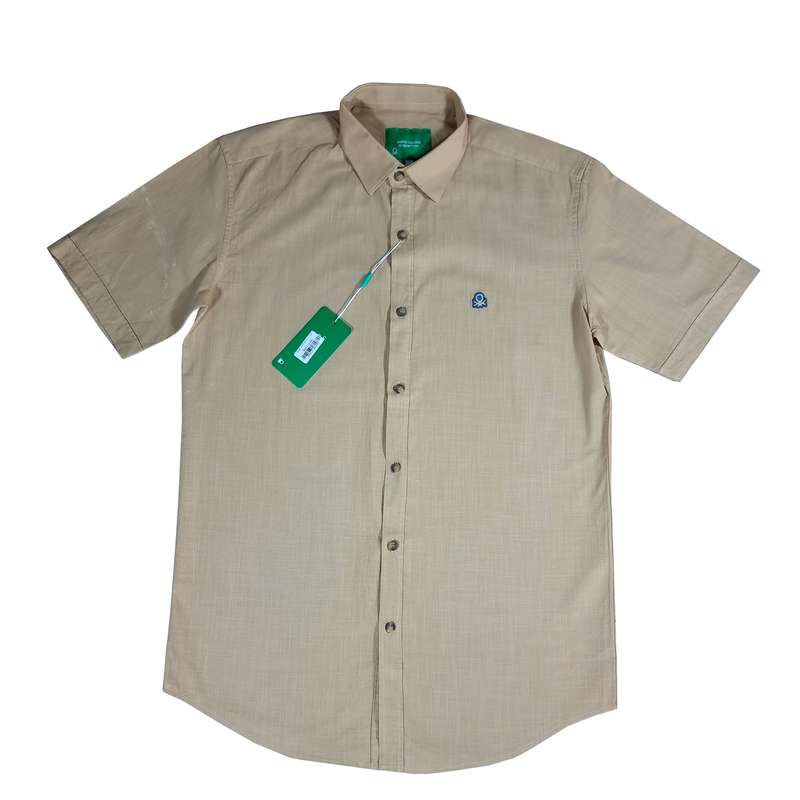 پیراهن آستین کوتاه مردانه مدل لینن کد 10171