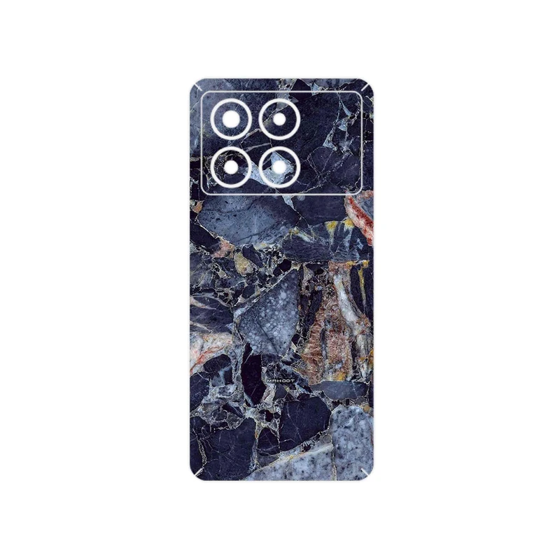 برچسب پوششی ماهوت مدل Broken black marble مناسب برای گوشی موبایل شیائومی Poco X6 Pro