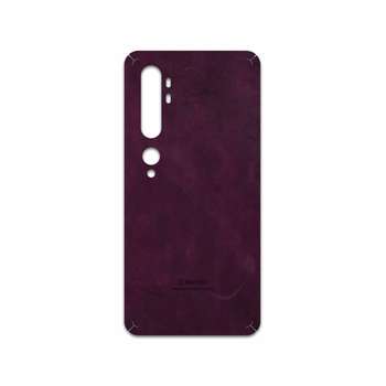 برچسب پوششی ماهوت مدل Red Violet Buffalo Leather مناسب برای گوشی موبایل شیائومی Mi Note 10 Pro