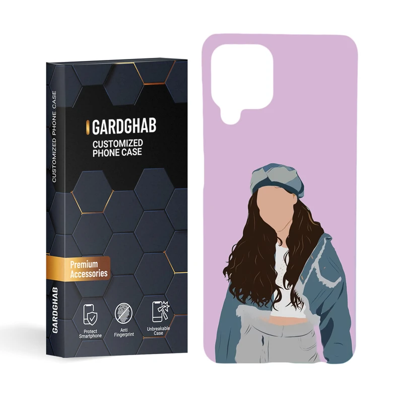 کاور گارد قاب مدل دخترانه مناسب برای گوشی موبایل سامسونگ Galaxy M32 4G / F22