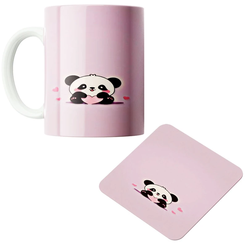 ماگ پادآفرین مدل خرس کد 333 به همراه زیر لیوانی 