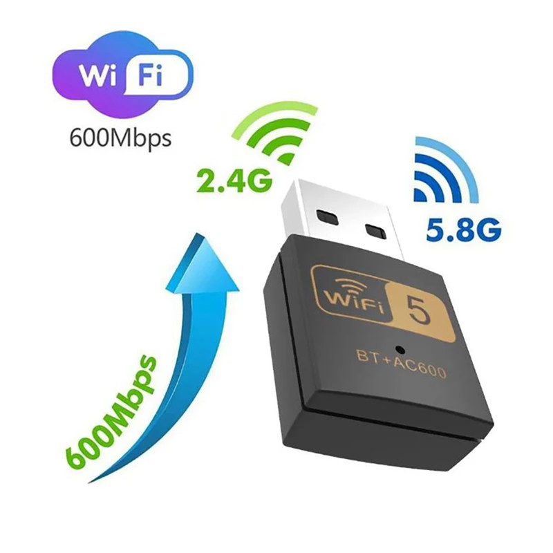 کارت شبکه بی سیم مدل  LV-UAC10 2 IN 1 600Mbps