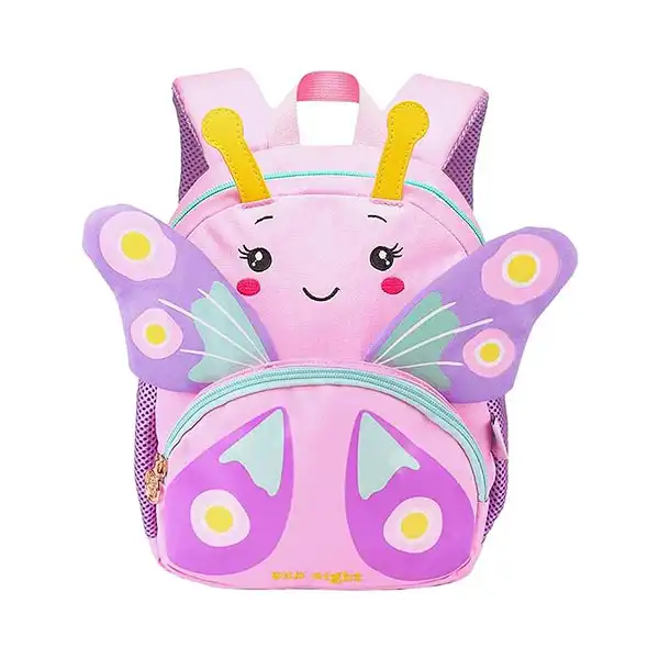 کوله پشتی مدل دخترانه طرح پروانه