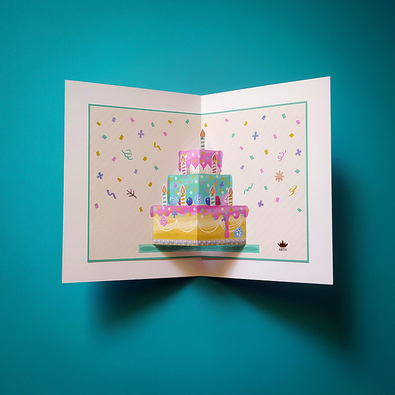 کارت پستال آرت ایکس مدل سه بعدی کد CP37