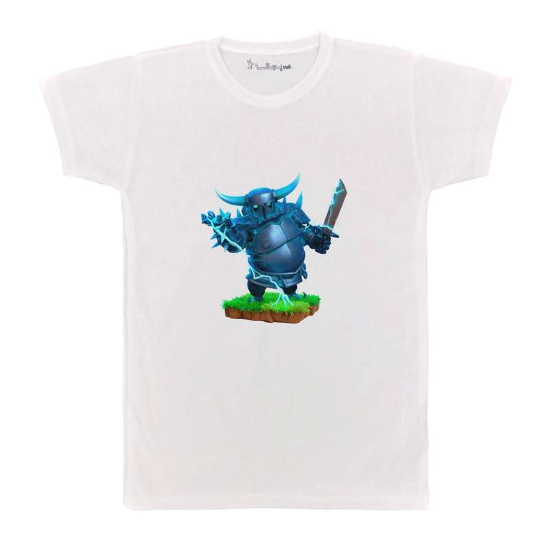 تی شرت بچگانه پرمانه طرح clash کد pmt.835