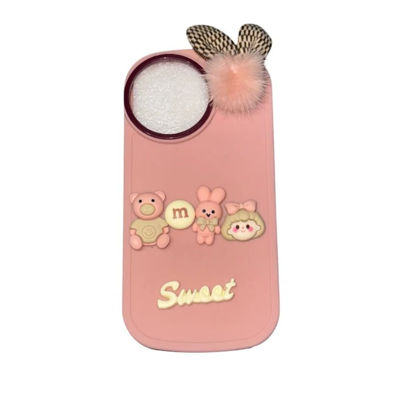 کاور طرح خرس و خرگوش و دختر  مدل sweet کد 1234 مناسب برای گوشی موبایل اپل Iphone 11 pro max