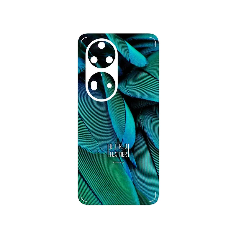 برچسب پوششی ماهوت مدل Green Feather مناسب برای گوشی موبایل هوآوی P50 Pro