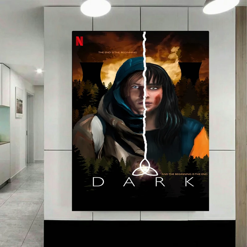 تابلو بوم طرح سریال Dark مدل The End is the Beginning کد AR2386