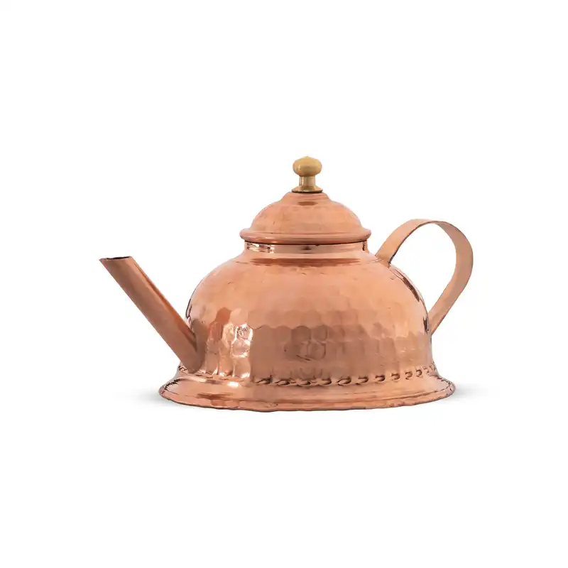 قوری زعفران مسی کد 2