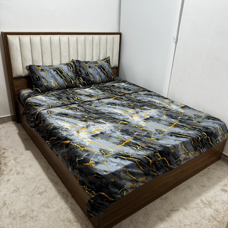 سرویس ملحفه ناتوسا مدل رعد کد 160 دو نفره چهار تکه