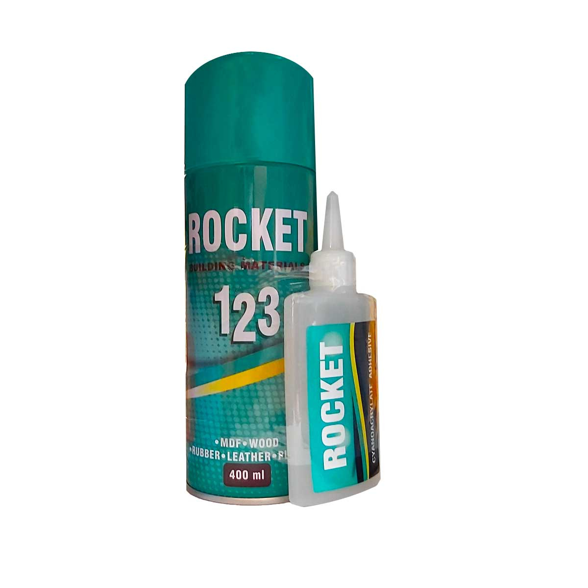 چسب 123 روکت مدل bullding materials حجم 400 میلی لیتر بسته 10 عددی