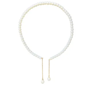 گردنبند زنانه مدل مروارید پرنس