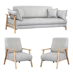 مبل تختخواب شو 5 نفره مدل مینیمال سه قلعه