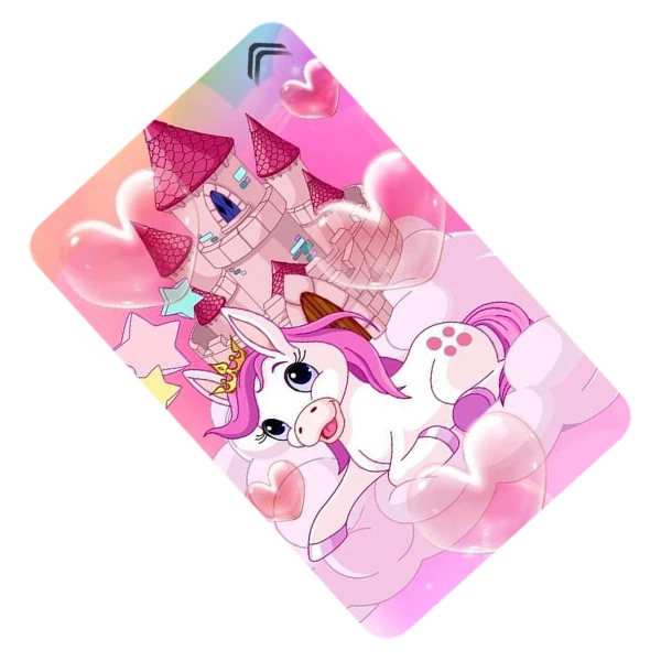استیکر کارت طرح تک شاخ Unicorn مدل CAC353-K-G1-142