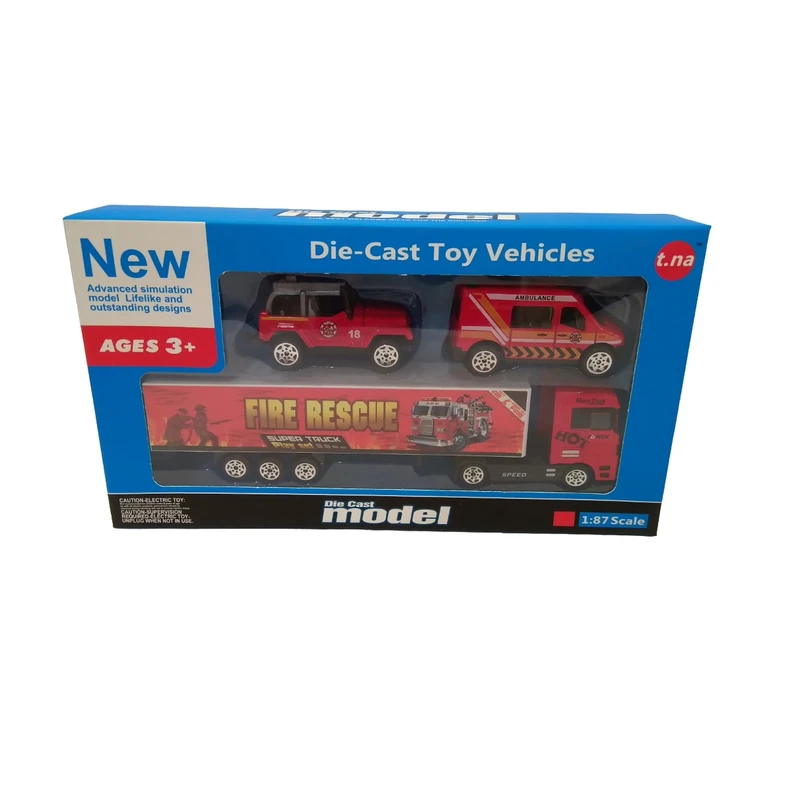 ماشین بازی مدل آتشنشانی کد FS19G مجموعه سه عددی