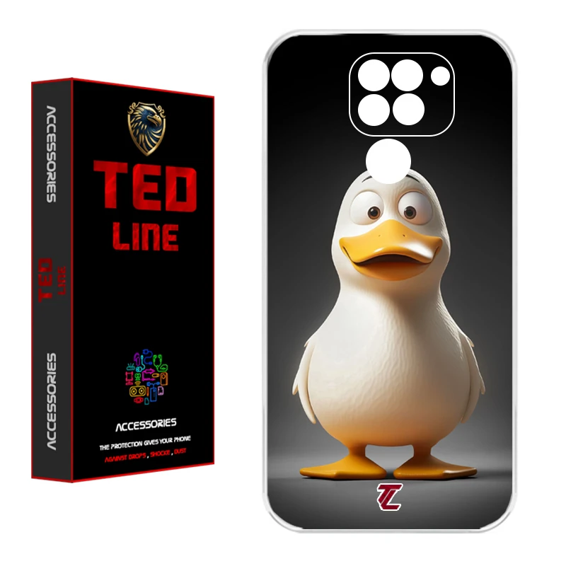 کاور تد لاین طرح اردک کد 1124 مناسب برای گوشی موبایل شیائومی Redmi Note 9