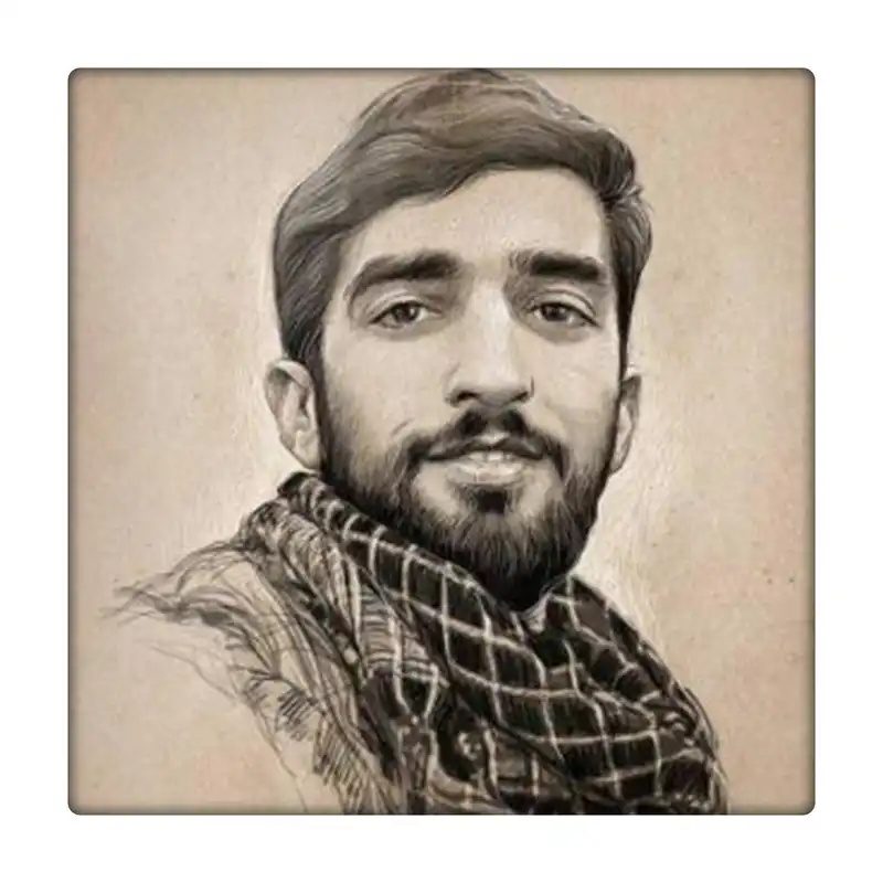 کاشی طرح شهید محسن حججی کد 0654733