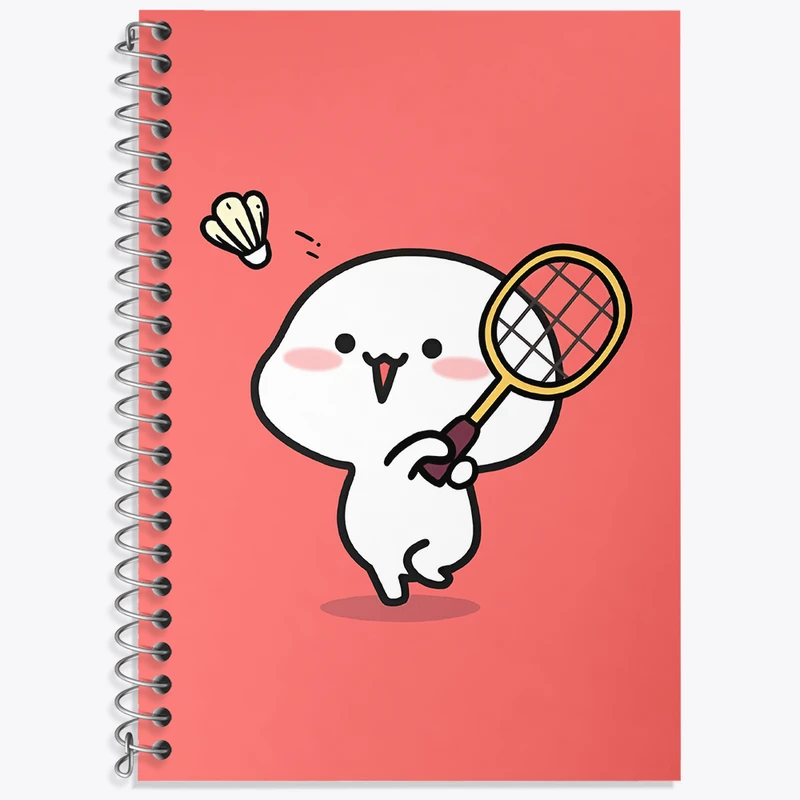 دفتر لغت 50 برگ خندالو طرح آدمک کیوت و بامزه کد N5188