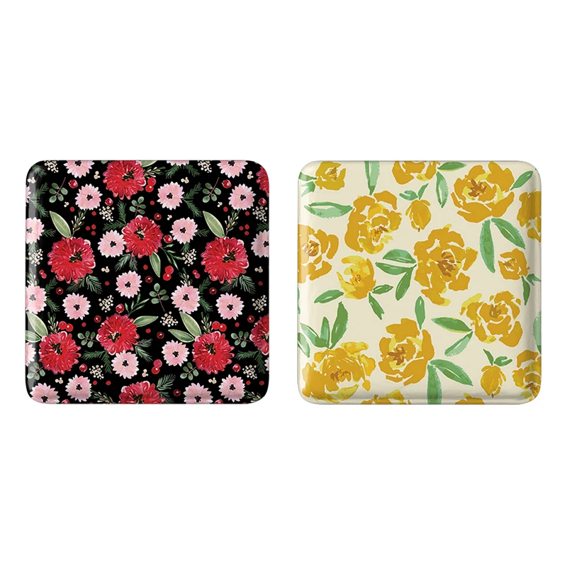 مگنت خندالو مدل گل کد 54435447 مجموعه 2 عددی