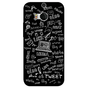 Megafone Social Media 1898 Cover For Htc One M8