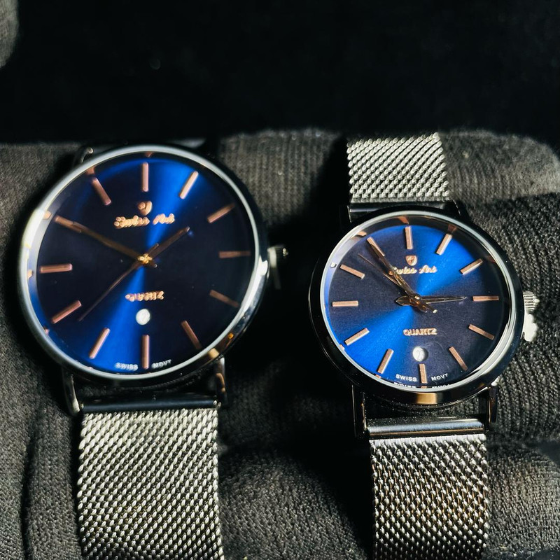 ست ساعت مچی عقربه‌ای زنانه و مردانه سوئیس آرت مدل 620060/61-05