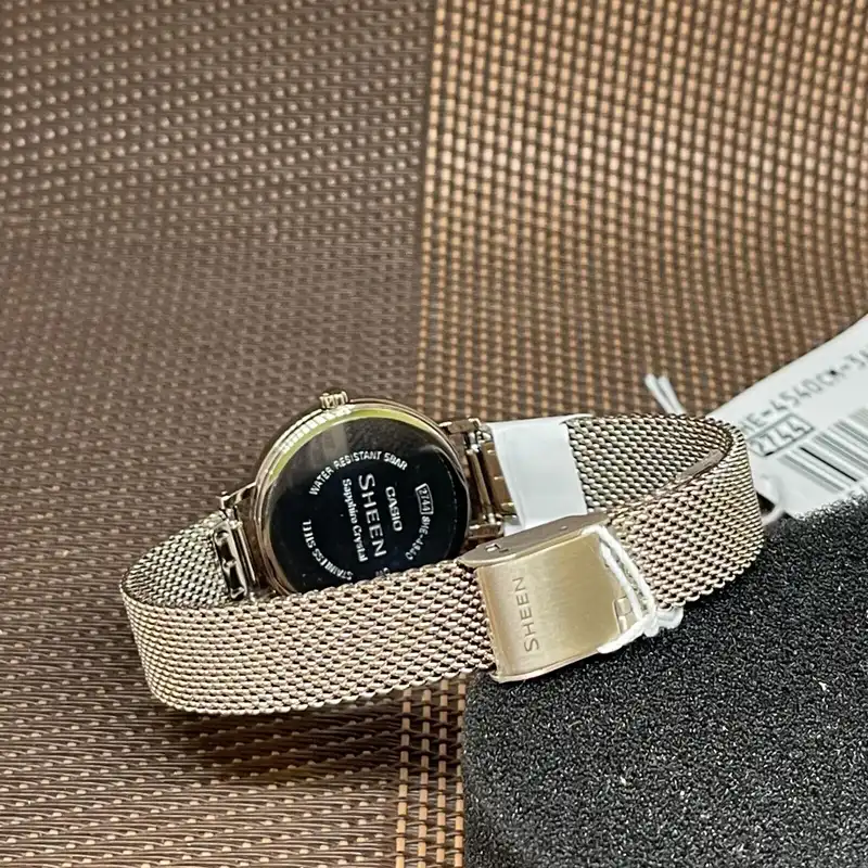 ساعت مچی عقربه ای زنانه کاسیو مدل SHE-4540CM-3AUDF