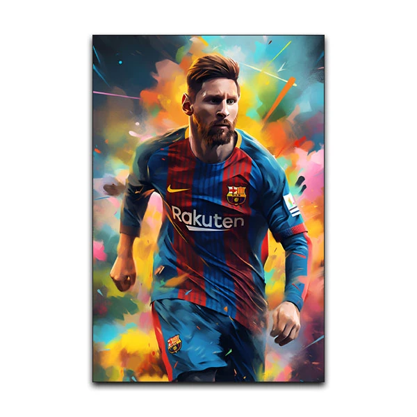 تابلوشاسی گوفی مدل لیونل مسی بازیکن فوتبال تیم بارسلونا Lionel Messi Barcelona Football کد RGB54