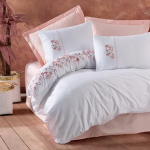 سرویس روتختی کاتن باکس مدل 3D Nakisli Tiny Pudra دو نفره 6 تکه