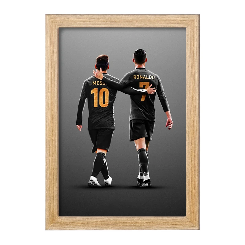 تابلو خندالو مدل کریستیانو رونالدو و لیونل مسی  کد 14001