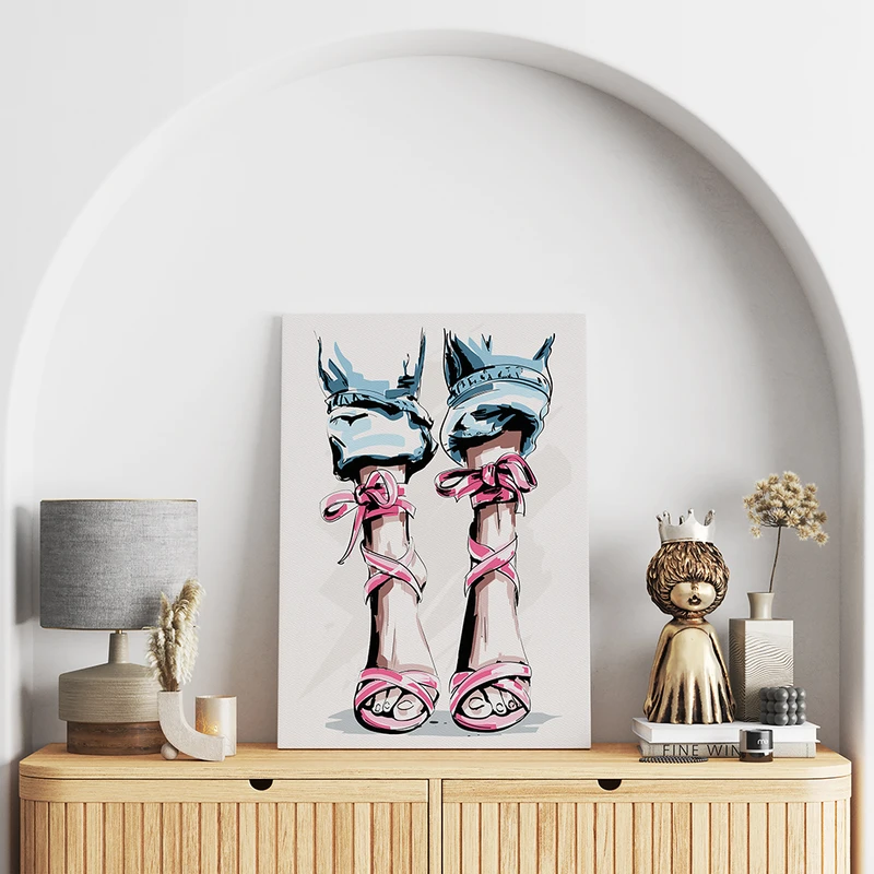 تابلو شاسی مدل کفش فشن کد T320734