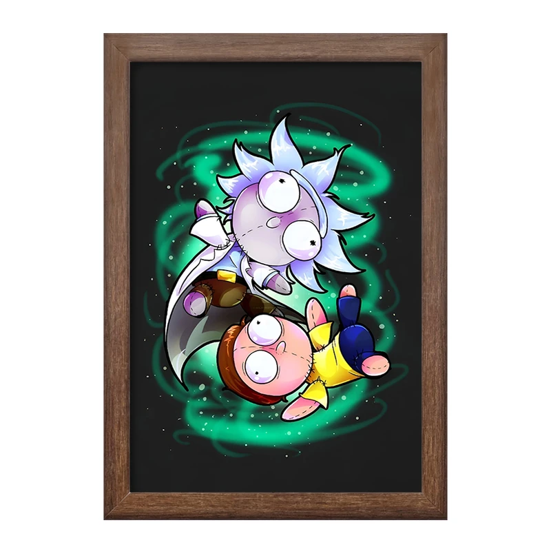 تابلو خندالو طرح ریک و مورتی (Rick and Morty) کد F4929
