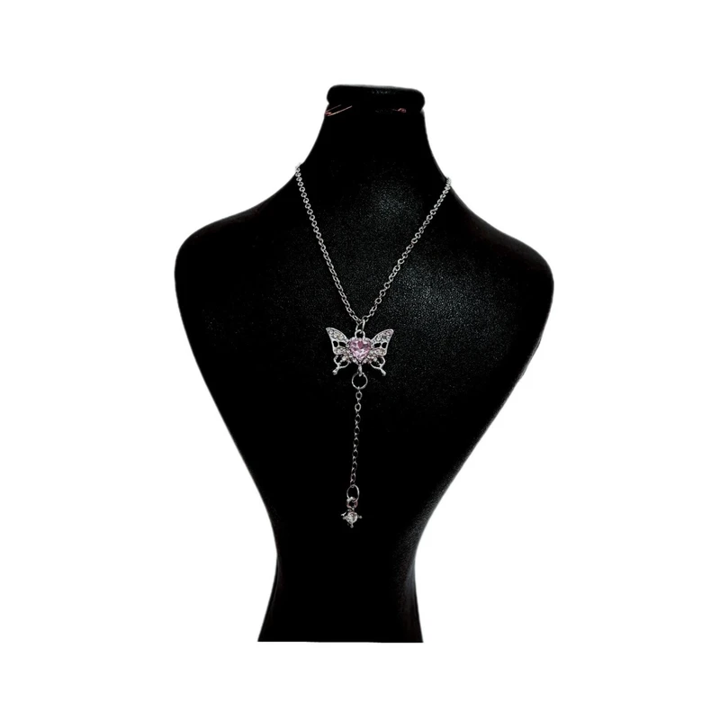 گردنبند زنانه مدل پروانه آویز