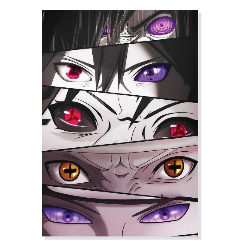 پوستر طرح انیمه ناروتو Naruto Eyes مدل M0395