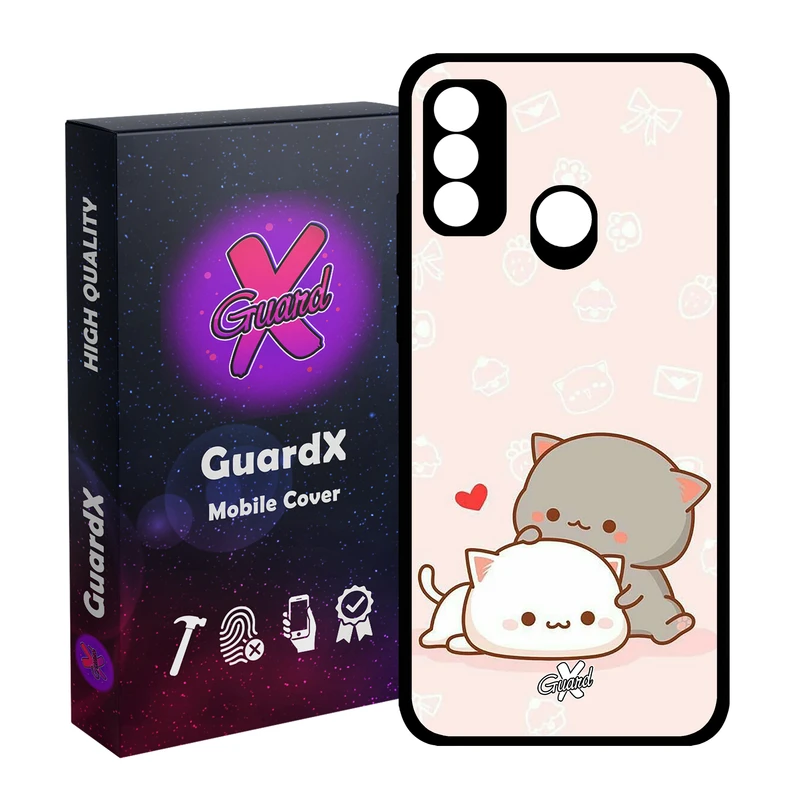 کاور گارد ایکس طرح Love مدل Glass10372 مناسب برای گوشی موبایل هوآوی Y8s