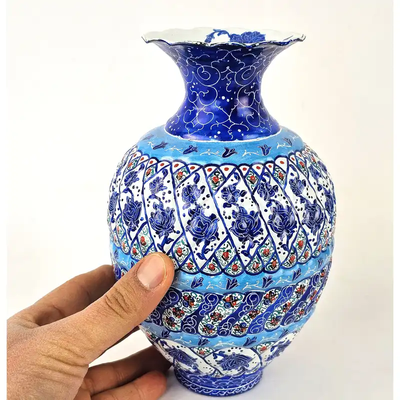 گلدان میناکاری مدل بلونی کد G19