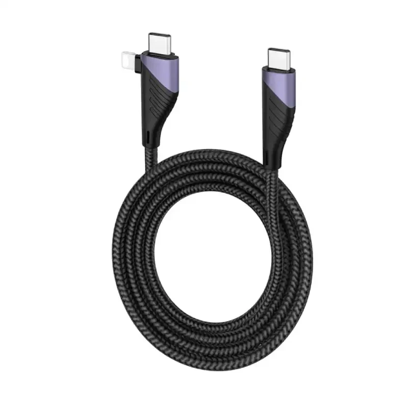 کابل تبدیل USB-C به USB-C / لایتنینگ کولا مدل KL-X47 طول ۱.۲ متر