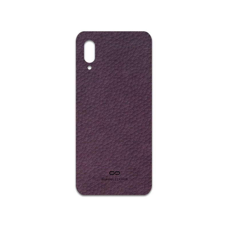برچسب پوششی ماهوت مدل Purple-Leather مناسب برای گوشی موبایل سامسونگ Galaxy M02