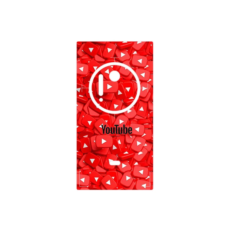 برچسب پوششی ماهوت مدل Youtube مناسب برای گوشی موبایل نوکیا Lumia 1020