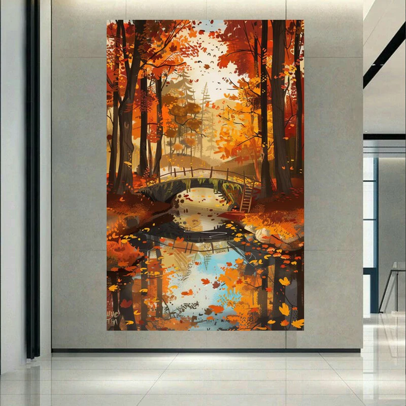 پوستر طرح پاییز مدل پل کد AR303087