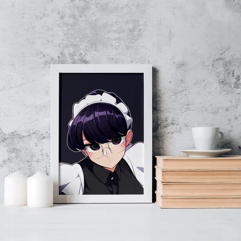 تابلو خندالو مدل انیمه کومی سان کد 16097