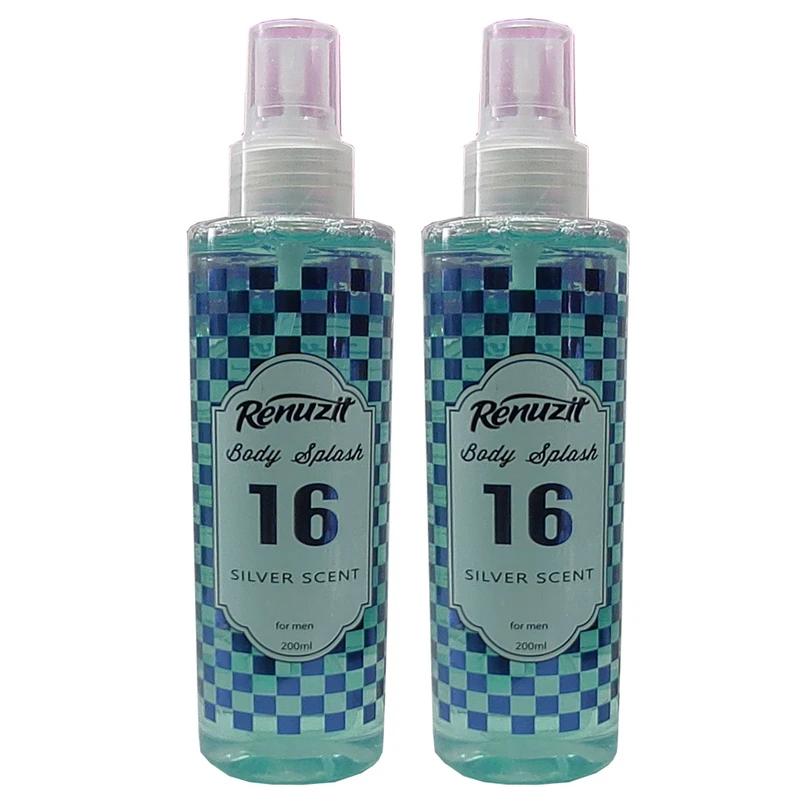 	 بادی اسپلش زنانه رینوزیت مدل سیلور سنت حجم 200 میلی لیتر مجموعه 2 عددی 