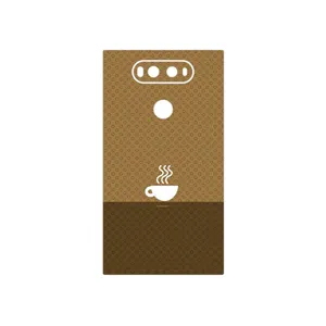 MAHOOT Minimal Cup of Coffee Icon Cover Sticker for LG V20