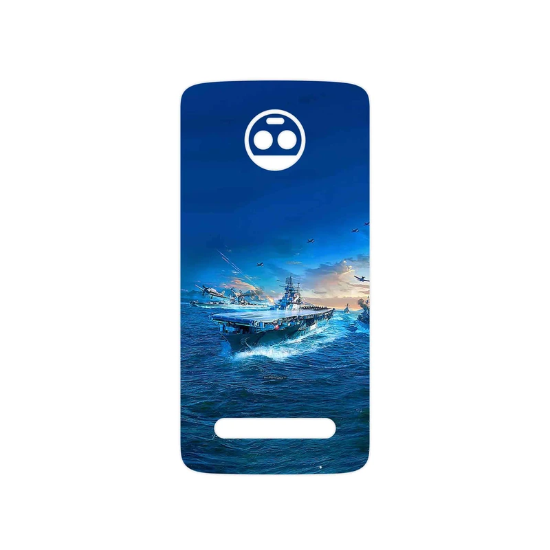 برچسب پوششی ماهوت مدل Warship مناسب برای گوشی موبایل موتورولا Moto Z2 Force