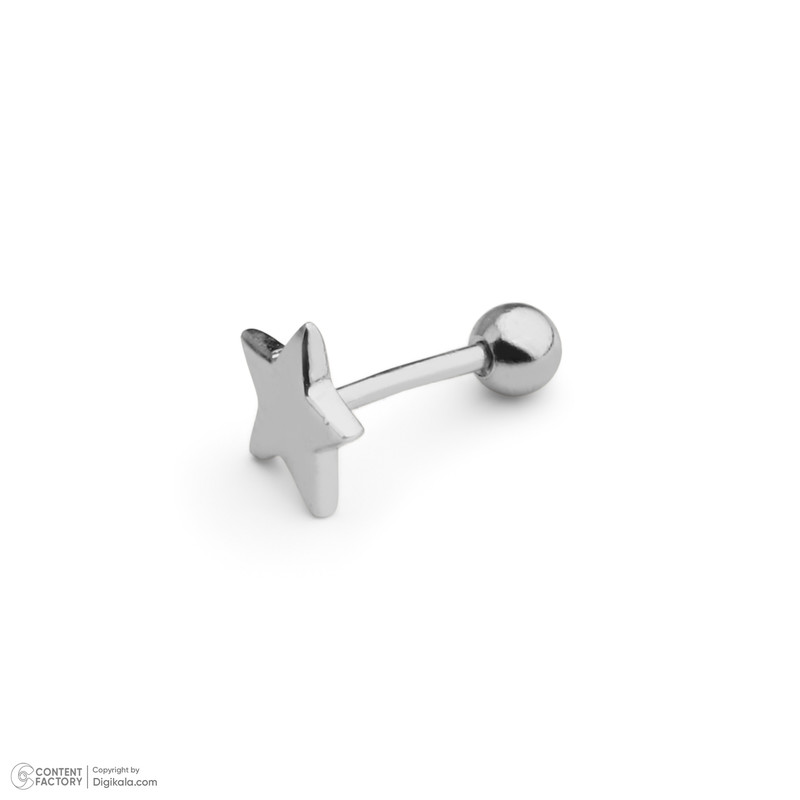 پیرسینگ گوش نقره زنانه مایا ماهک مدل MSP069