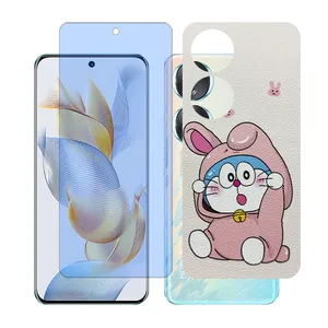 Glass together model blue cut screen protector suitable for Honor 90 mobile phone with back cover sticker