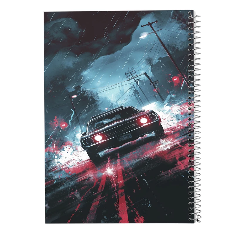 دفتر نقاشی 50 برگ مدوپد مدل need for speed کد DF13641
