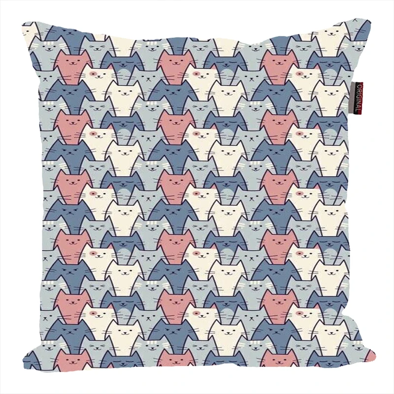 کوسن پاد آفرین مدل فانتزی طرح گربه کد P474