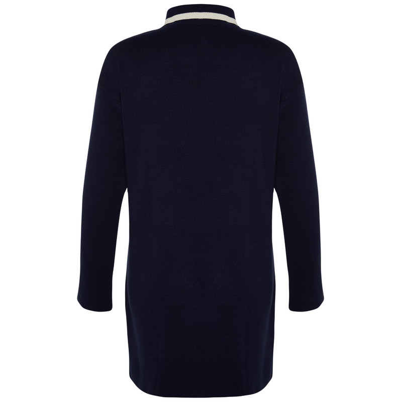 پلیور یقه برگردان زنانه مدل 663782027 طرح ترندیول